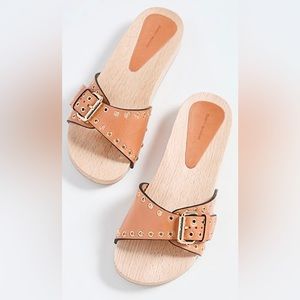 Isabel Marant Jaso Wooden Slide Sandal